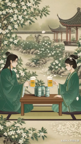 剧星传媒创意视频青岛啤酒“花开沫白”（七夕版）