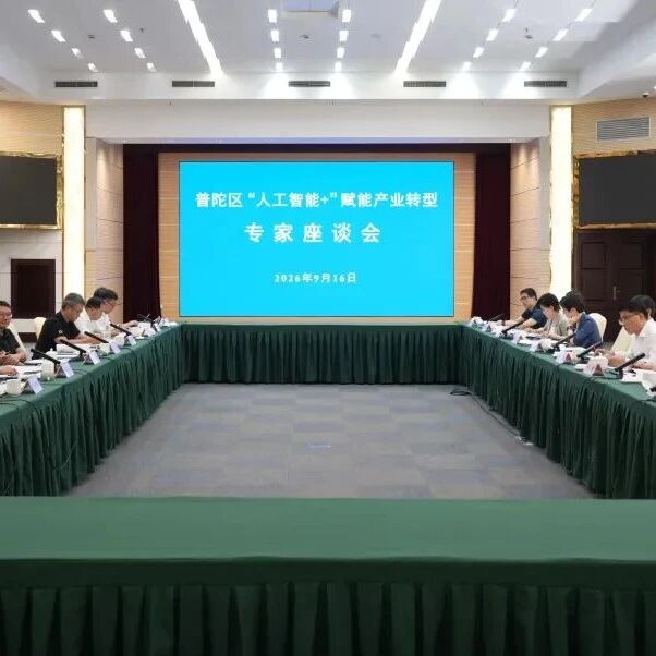 剧星传媒观点俞湘华受邀参加上海市普陀区“人工智能+”赋能产业转型专家座谈会