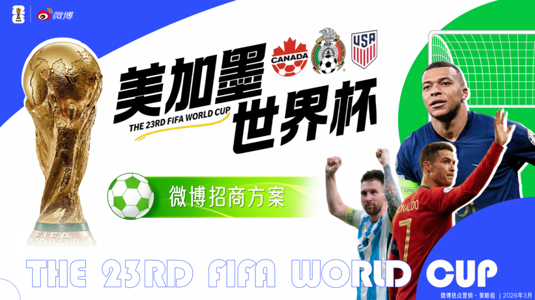 四年等一回，资源已就位！2026美加墨世界杯火热招商中